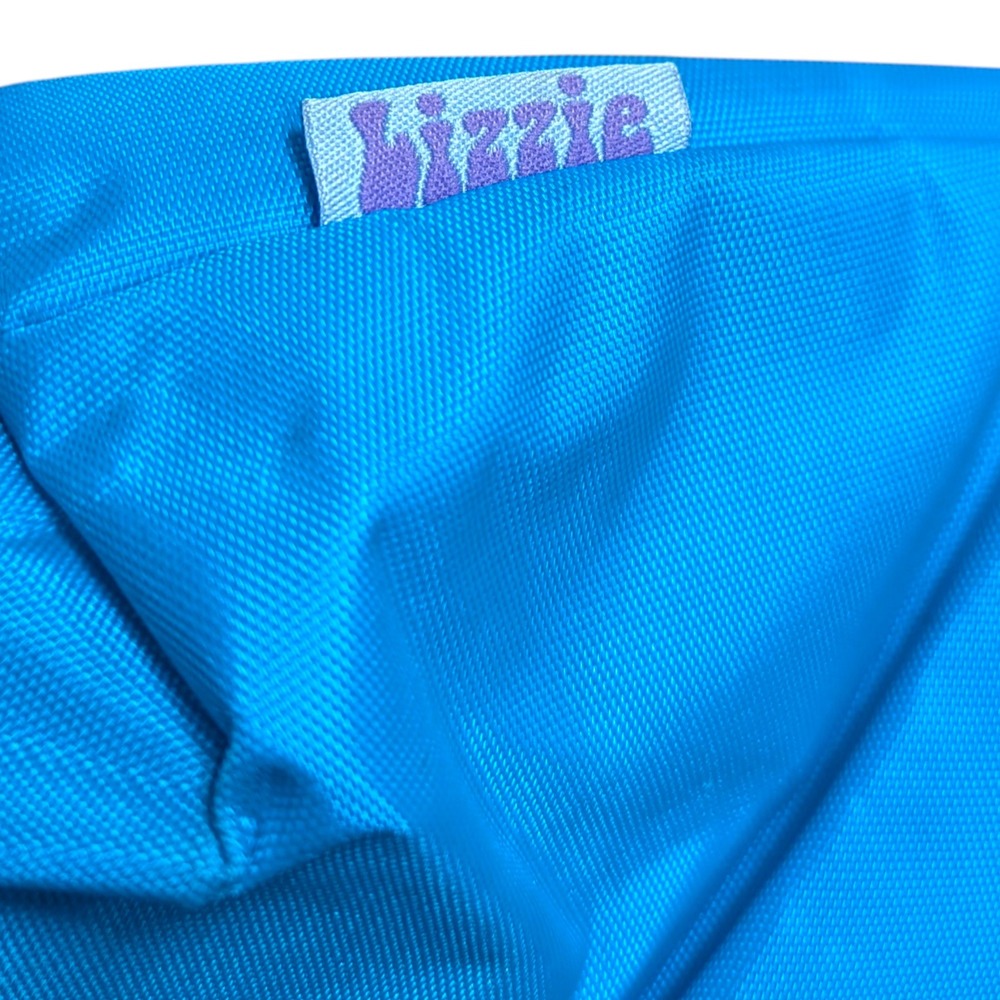 Lizzie McGuire Disney Y2K Postcard Beach Tote Bag Blue Tropical Palm Trees 15in - Picture 4 of 7